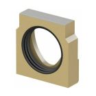 Eindplaat V100S met dichtingsring Ø110mm vz.st. rand