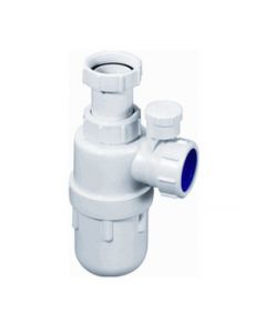 McA pvc bekersifon 5/4"x32mm  m.beluchter WIT