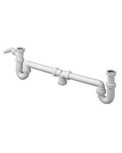 McA duplex sifon aansl. 1 1/2"x40mm 5537