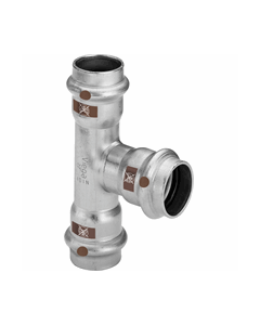 Viega Temponox verloop t-stuk 35x22x35mm