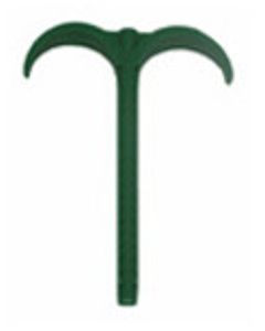 BIS vloerbeugel dubbel M6x28mm GROEN