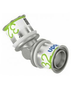 Uponor S-PRESS knie 45° 32mm