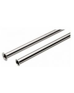 Aansluitpijp 10mm x 30cm chr.