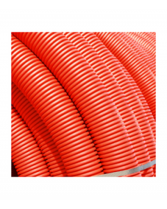 PE kabelbuis rd.met trekdraad 75mm L=25 p/rol.