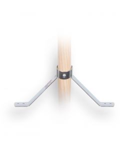 Stokhouder SOLIDE voor steel met diameter 24 mm.