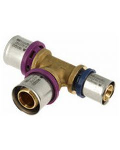 Bonfix Alu-pers verloop t-stuk 26x26x20mm