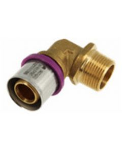 Bonfix Alu-pers knie 3/4" bui x 26 mm