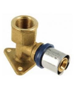 Bonfix Alu-pers muurplaat 1/2" x 20 mm bi