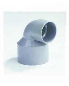 Pvc l-verloopbocht 90° 75x50mm