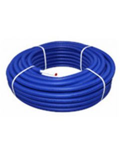 Bonfix Alu-pers systeembuis + blauwe mantel 16 x 2,0 rol 50mtr.