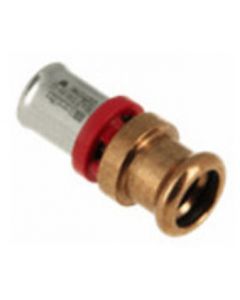 Bonfix Alu-pers rechte koppeling 16  x 12  M-Press