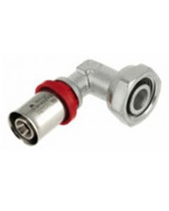 Bonfix Alu-pers kniekopp 16 x 1/2" bi v Geberit