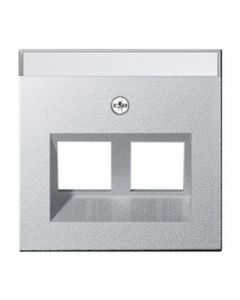 Gira inzetpl 2 x mj 30gr nk alu 55