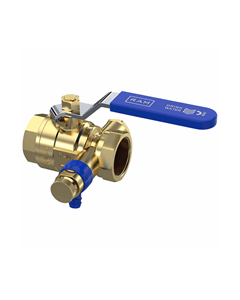 Raminex Kogelkraan 3/4" bin m Aftap