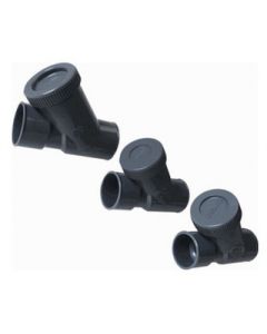 Nicoll terugslagklep pvc Y-vorm, 2x inw. lijm horizontaal, 32 mm