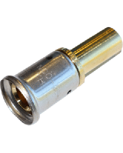 Henco pers pijpje koper 20 x22mm