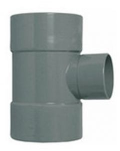 Pvc l-t-stuk 90° GR 125x110mm 3xm