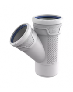 Wavin AS t-stuk 45° 110x75mm m/m/s