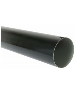 Pvc hwa buis ZWART 80mm RAL9011 L=4 (p/mtr)