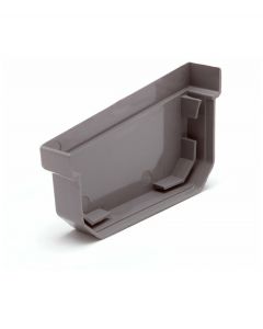 S-lon eindstuk voor bakgoot type mini 95mm links (R)