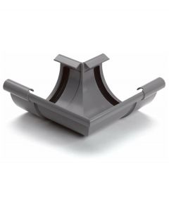 S-lon buitenhoekstuk voor mastgoot klem 150mm type extra