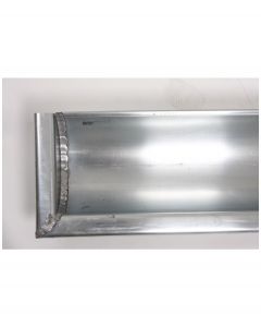 Zinken Mastgoot M44 m Ingesoldeerd Kopschot m Kraal Rechts