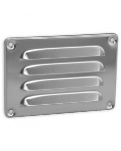 Rvs schoepenrooster 130x90mm