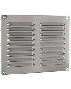 Rvs schoepenrooster 250x200mm