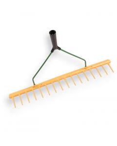 Hooihark JOST kunststof, 16 tanden, recht model, met egaliseerstrip, zonder steel