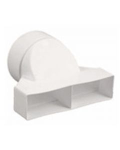 Nedco overgangsstuk recht Ø125mm-2x 110x54mm