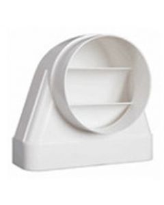 Nedco Eco+ Overgangsstuk Haaks Ø150 - 220x90 