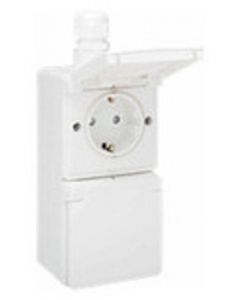 Niko WD Wcd 2V + RA Vertikaal Steek Wit