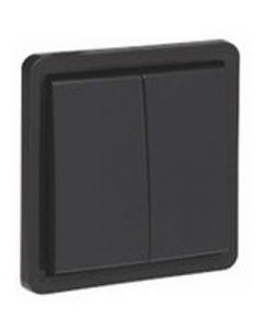 Niko Hydro serieschakelaar ZWART