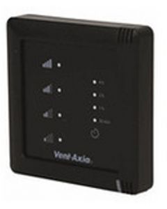 SSU-BZ / 4-standenschakelaar draadl. Batt. Zwart