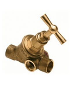 Bonfix stopkraan 15mm cap m aftap