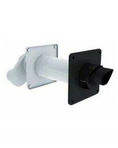 BuHo Geveldoorvoer + adapter 80/125 safe-PP