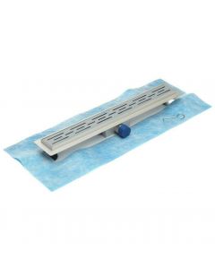 Rvs Afvoergoot 90cm 50mm zijuitloop