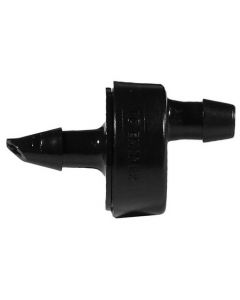 Drukgecompenseerde druppelaar 3.8 ltr./hr zwart