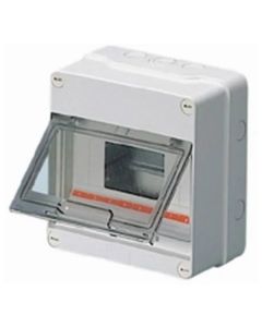 Gewiss Lege kast 8 modules + klep IP55