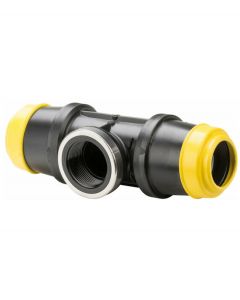 Hawle t-stuk 25mm x3/4" bi