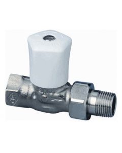 Heimeier rad. kraan 1" recht