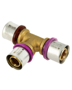 Bonfix Alu-pers verloop t-stuk 32x26x26mm