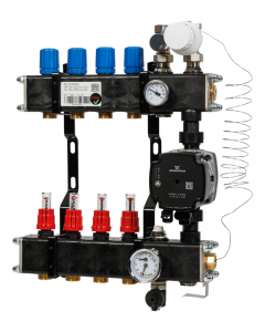 VTE comp vloerverw.verdeler Grundfos UPM3-4 groeps