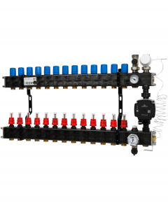 VTE comp vloerverw.verdeler Grundfos UPM3-13 groeps