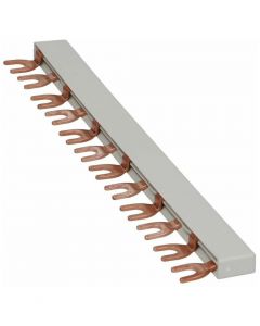 Kamrail 1F+N tbv 6x 1F+N Aardlekautomaat/schakelaar