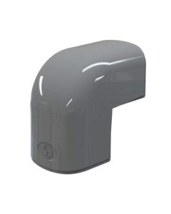 Tecnosystemi Optima buiten bocht 90° CAE75 Antraciet RAL7016