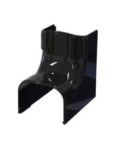 Tecnosystemi Optima binnen bocht 90° CAI75 Zwart RAL9005