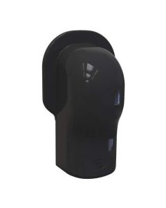 Tecnosystemi Optima muur afdekkap TMQ75 Zwart RAL9005