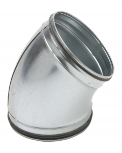 Spiralo gladde bocht 45° 160mm safe