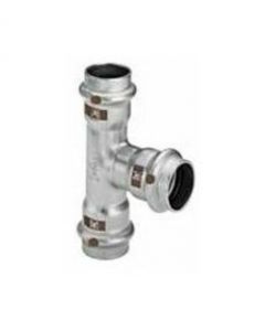 Viega Temponox verloop t-stuk 28x22x28mm